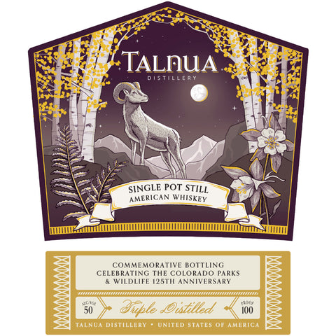 Talnua Colorado Parks & Wildlife 125th Anniversary Single Pot Still American Whiskey