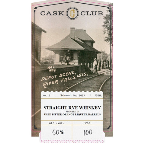 Tattersall Cask Club Straight Rye Finished in Bitter Orange Liqueur Barrels