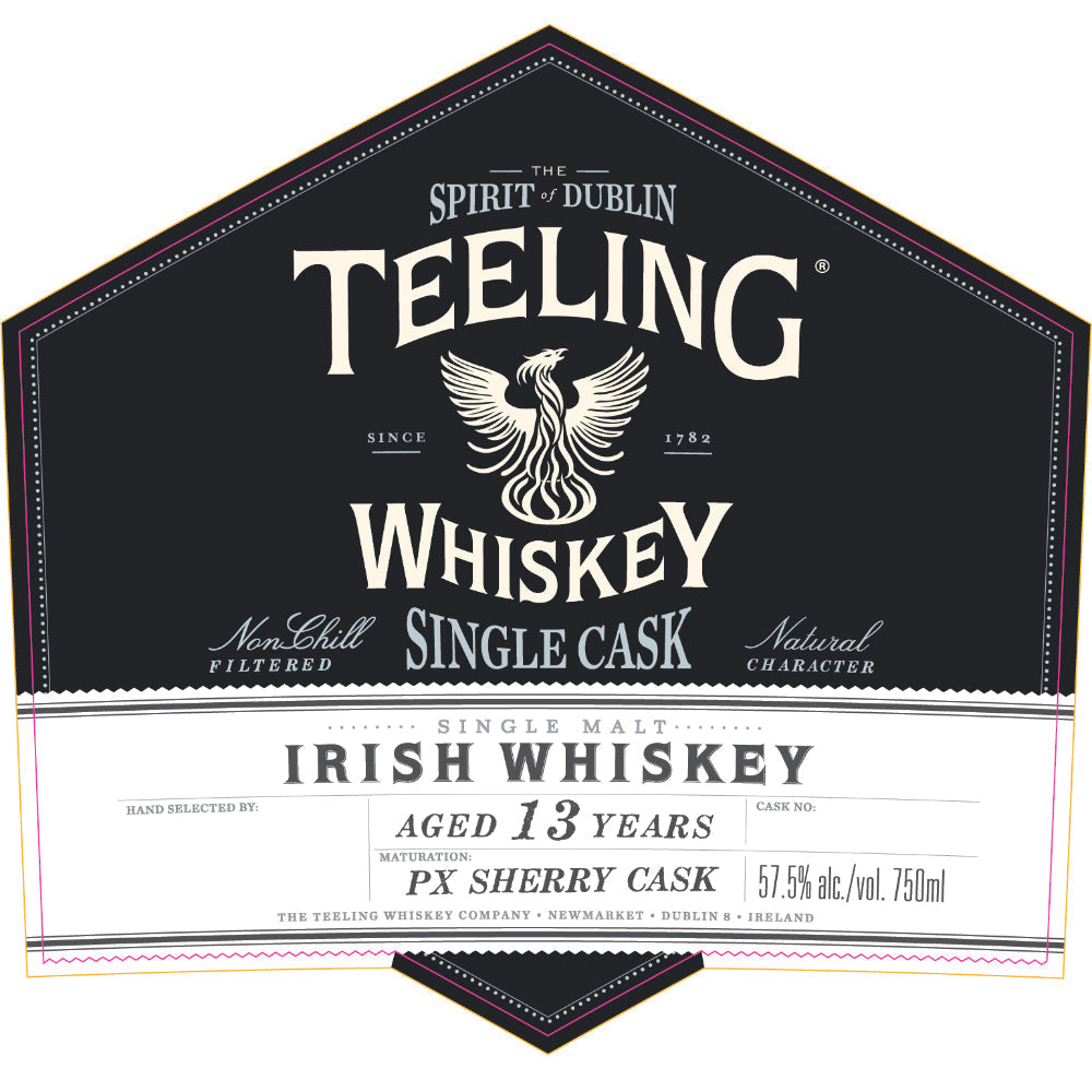 Teeling Single Cask Irish Whiskey 13 Year Old PX Sherry Cask