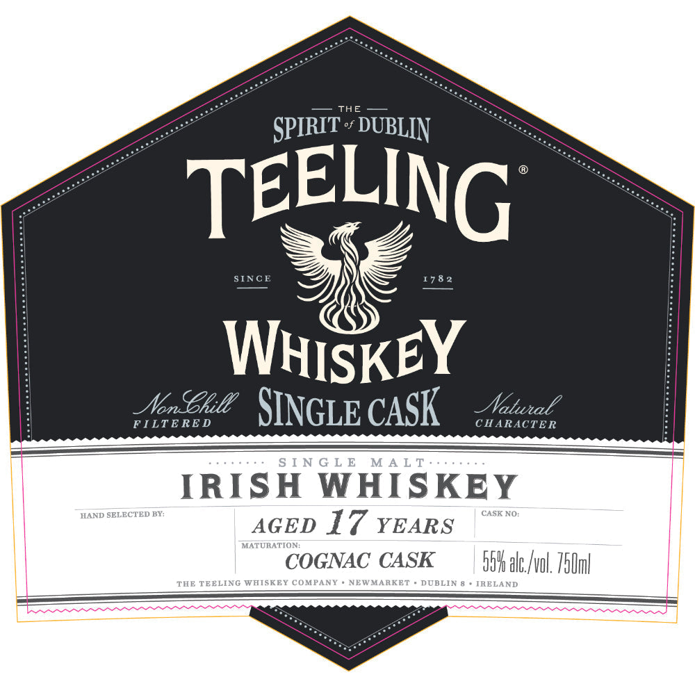 Teeling Single Cask Irish Whiskey 17 Year Old Cognac Cask