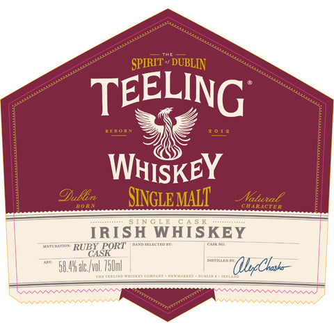 Teeling Single Malt Irish Whiskey Ruby Port Cask