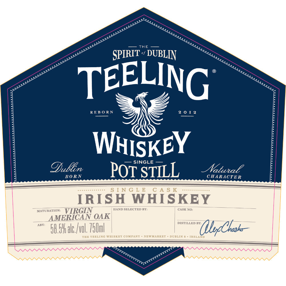 Teeling Single Pot Still Irish Whiskey Virgin American Oak