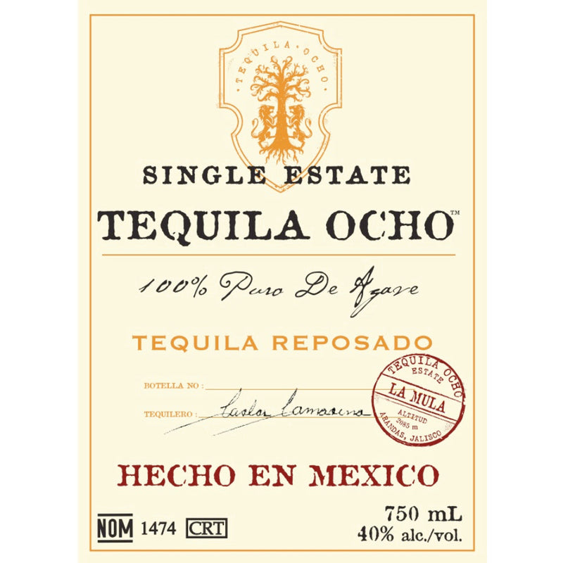 Tequila Ocho Single Estate Reposado La Mula