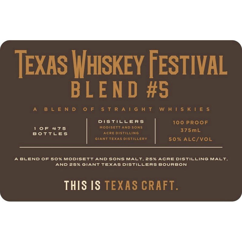 Texas Whiskey Festival Blend 