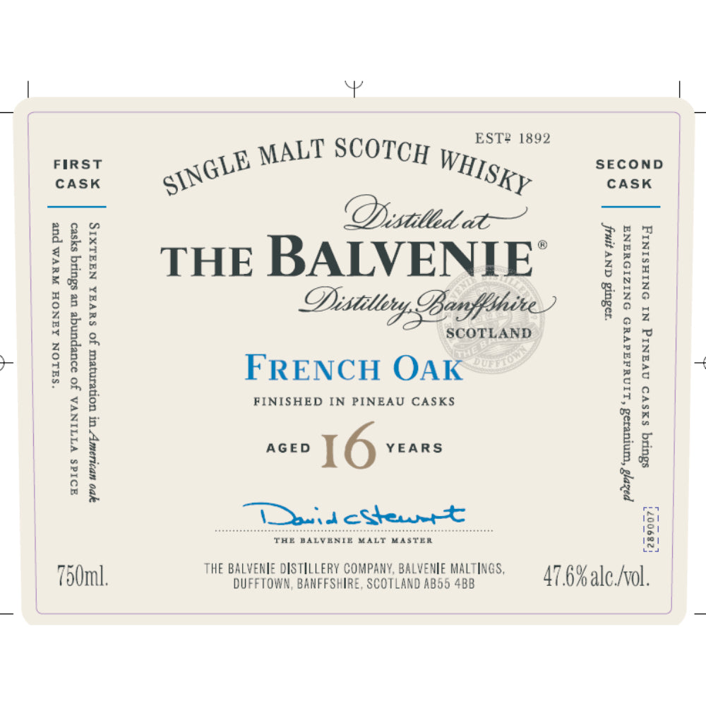The Balvenie 16 Year Old French Oak