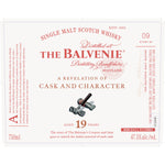 The Balvenie A Revelation of Cask and Character 19 Year Old