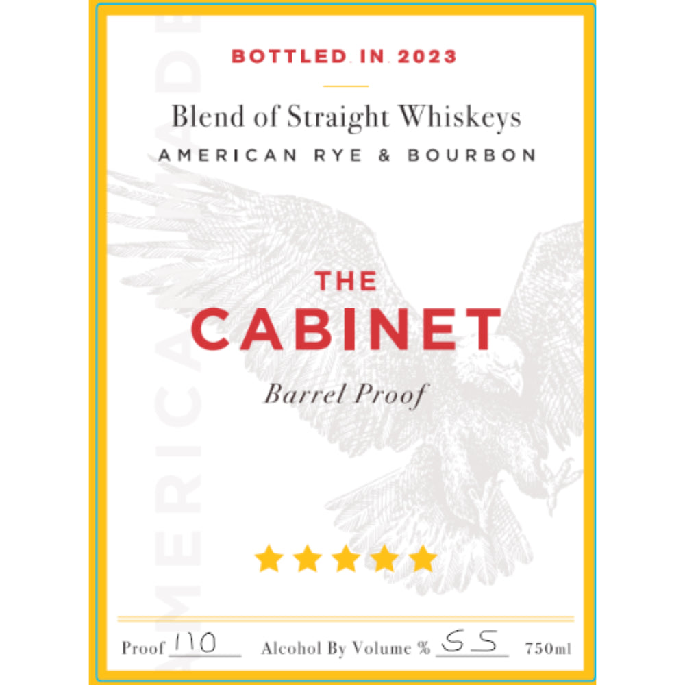 The Cabinet Barrel Proof Blended Whiskey 2023 Edition