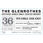 The Glenrothes 1978 Single Cask #3631