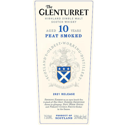 The Glenturret 10 Year Old Peat Smoked 2021 Release