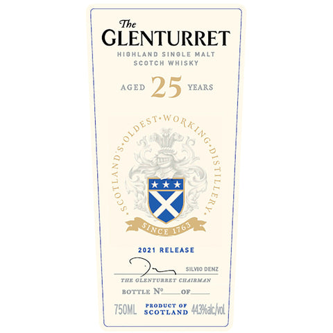 The Glenturret 25 Year Old 2021 Release