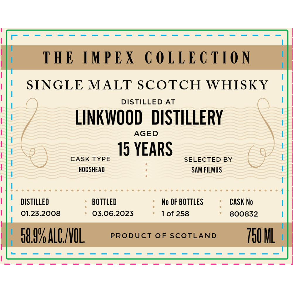 The ImpEx Collection Linkwood Distillery 15 Year Old 2008