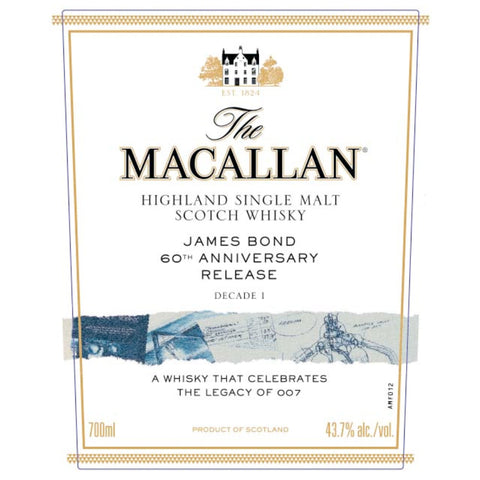 The Macallan James Bond 60th Anniversary Release Decade I