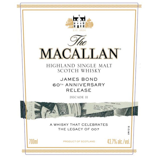 The Macallan James Bond 60th Anniversary Release Decade II