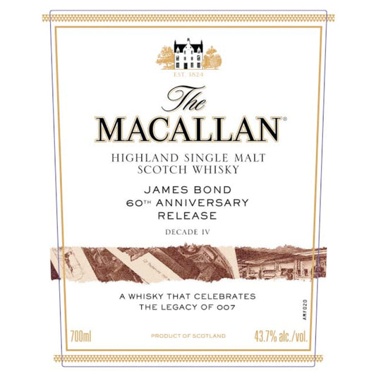 The Macallan James Bond 60th Anniversary Release Decade IV