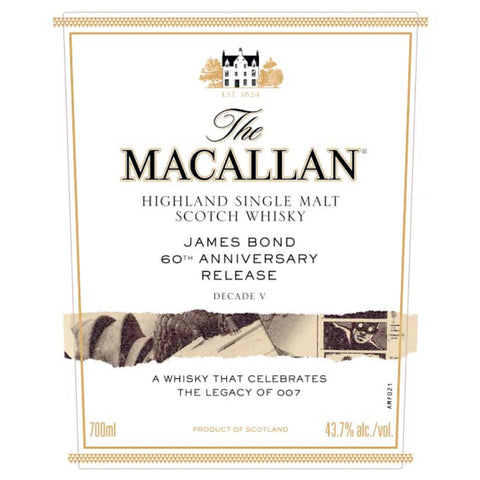 The Macallan James Bond 60th Anniversary Release Decade V