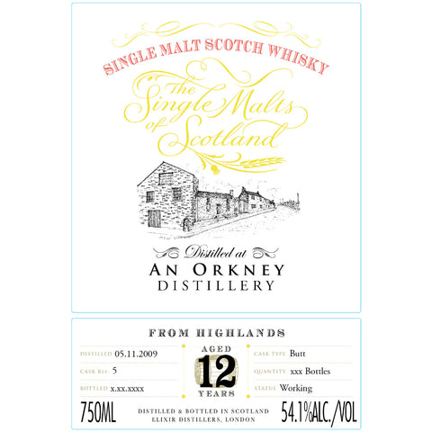 The Single Malts of Scotland An Orkney Distillery 12 Year Old 2009