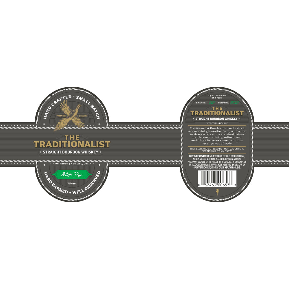 The Traditionalist High Rye Straight Bourbon