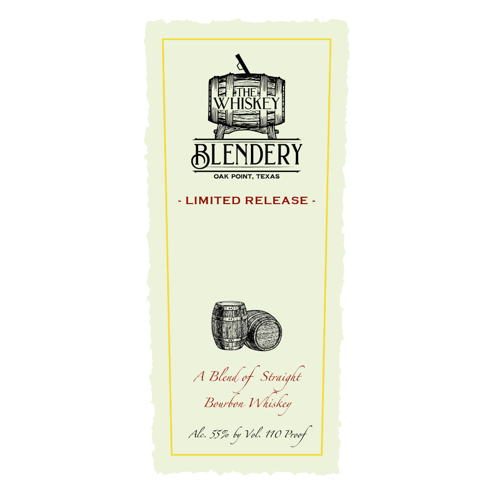 The Whiskey Blendery Limited Release Blend of Straight Bourbons