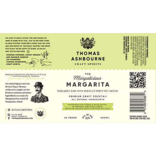 Thomas Ashbourne The Margalicious Margarita by Vanessa Hudgens 4PK Cans