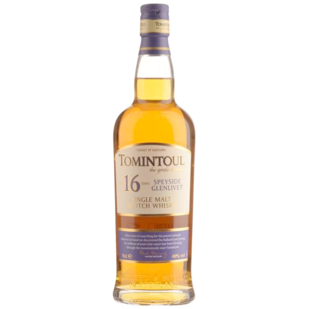 Tomintoul 16 Year Old Speyside Glenlivet Single Malt Scotch