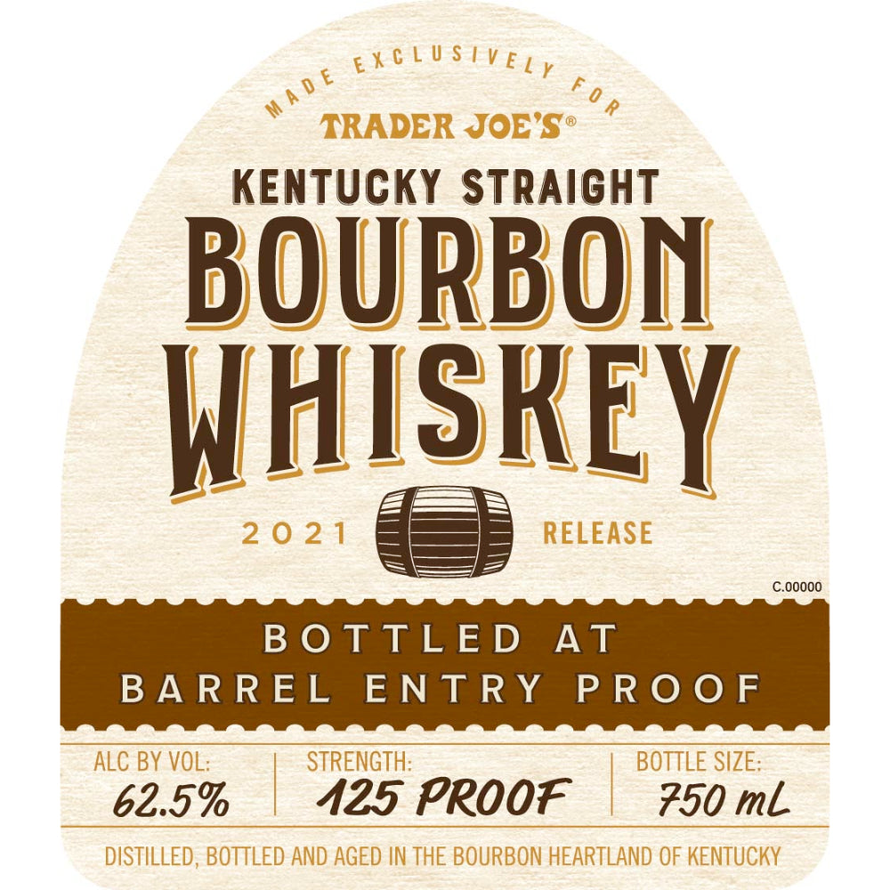 Trader Joe's Bourbon Barrel Entry Proof