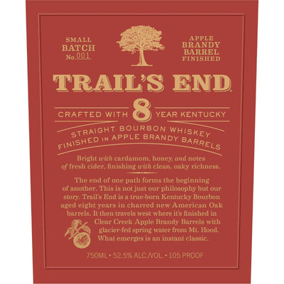 Trail’s End 8 Year Old Bourbon Finished in Apple Brandy Barrels