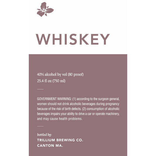 Trillium Brewing Whiskey