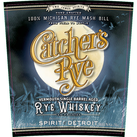 Two James Catcher’s Rye Vermouth Barrel Aged