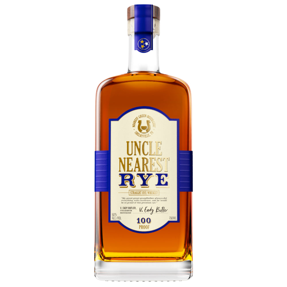 Uncle Nearest Straight Rye 100 Proof