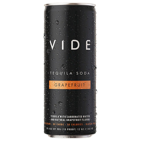 VIDE Grapefruit Tequila Soda 4PK