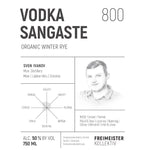 Vodka Sangaste 800 Organic Winter Rye Vodka