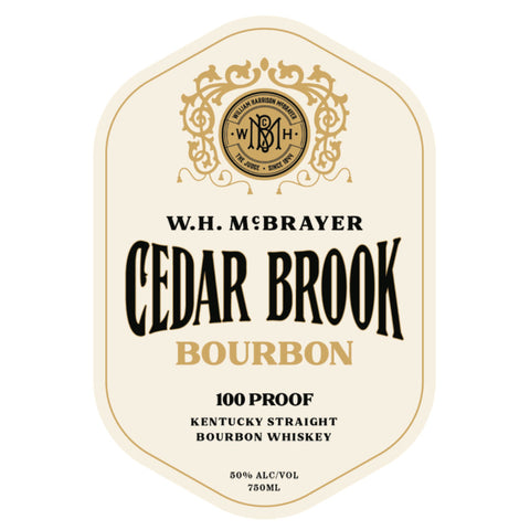 W.H. McBrayer Cedar Brook Kentucky Straight Bourbon