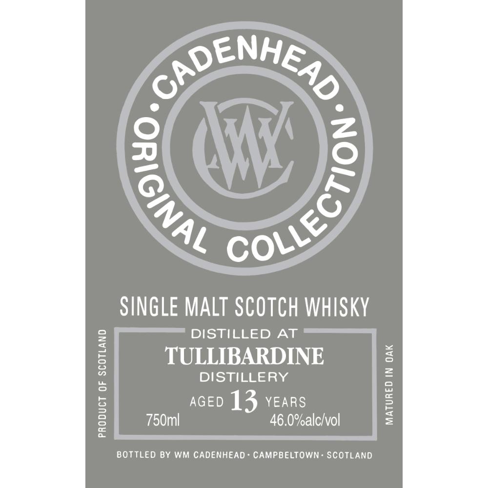 WM Cadenhead Original Collection 13 Year Old Tullibardine Distillery