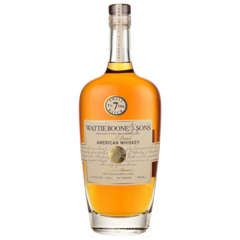 Wattie Boone & Sons 7 Year Old American Whiskey