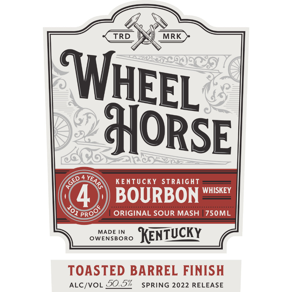 Wheel Horse 4 Year Old Toasted Barrel Finish Bourbon