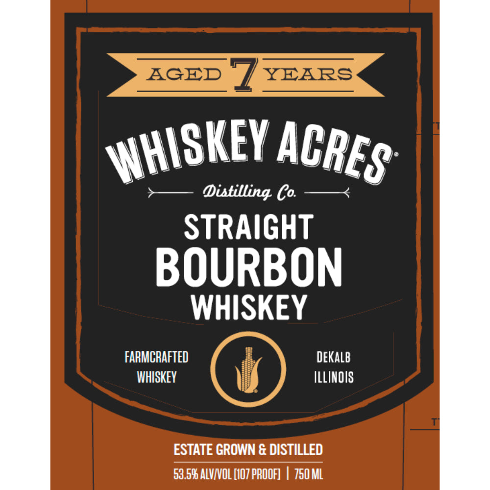 Whiskey Acres 7 Year Old Straight Bourbon