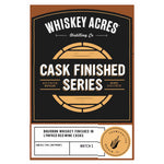 Whiskey Acres Cask Finished Series Bourbon Finished in Lynfred Red Wine Casks