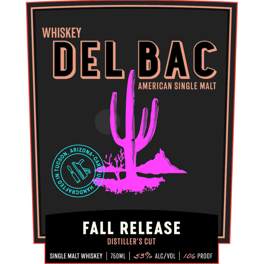 Whiskey Del Bac American Single Malt Fall 2023 Distiller’s Cut