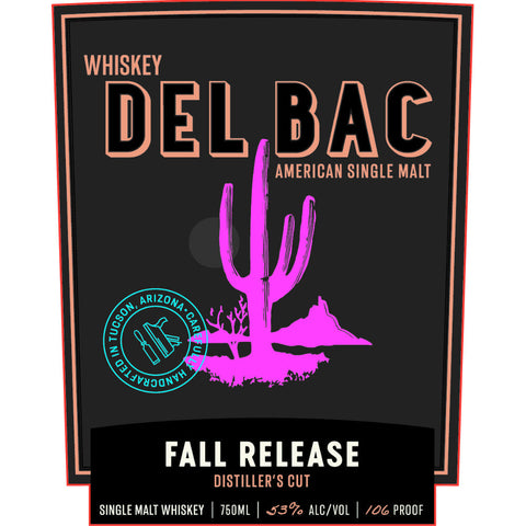 Whiskey Del Bac American Single Malt Fall 2023 Distiller’s Cut