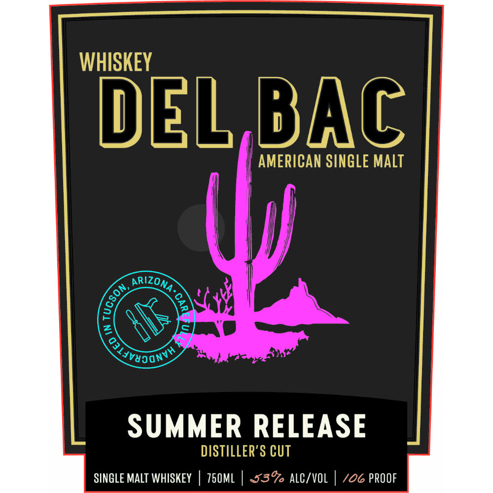 Whiskey Del Bac American Single Malt Summer 2023 Distiller’s Cut