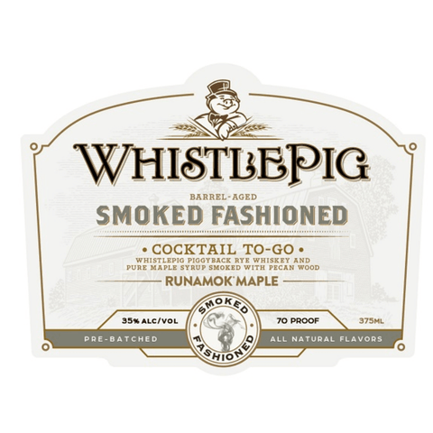 WhistlePig Smoked Fashioned Cocktail To-Go Canned Cocktails WhistlePig 