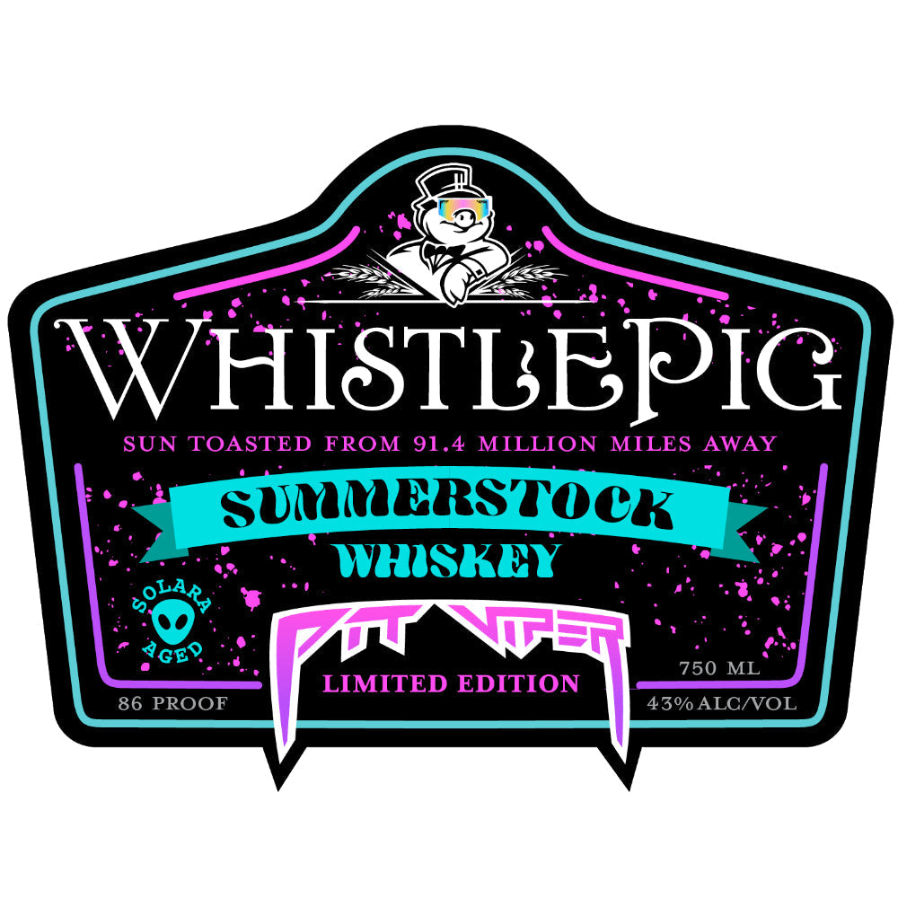 WhistlePig Summerstock Pit Viper Solara Aged Whiskey Limited Edition