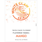 White Claw Spirits Mango Vodka