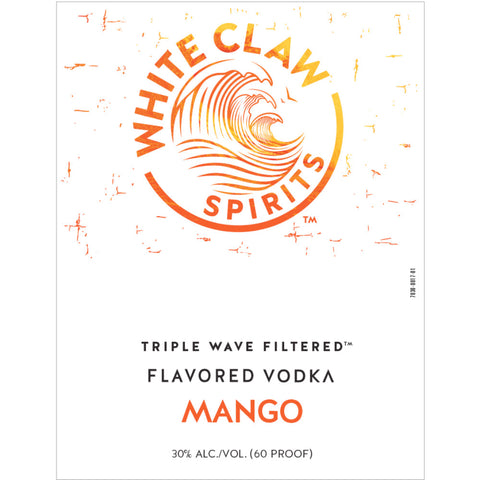 White Claw Spirits Mango Vodka