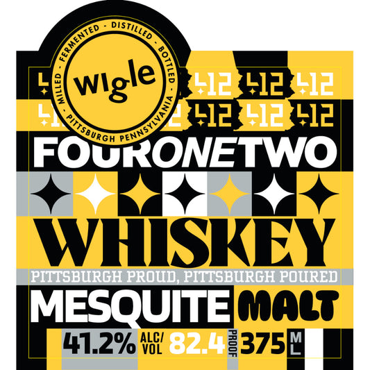 Wigle Four One Two Mesquite Malt Whiskey 375mL