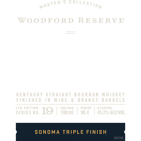 Woodford Reserve Master’s Collection No. 19 Sonoma Triple Finish Bourbon