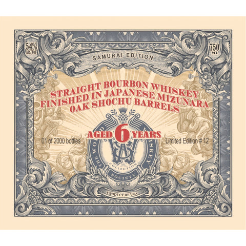 World Whiskey Society 6 Year Old Bourbon Samurai Edition