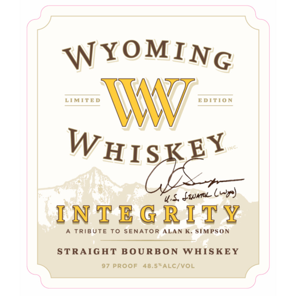 Wyoming Whiskey Integrity Straight Bourbon