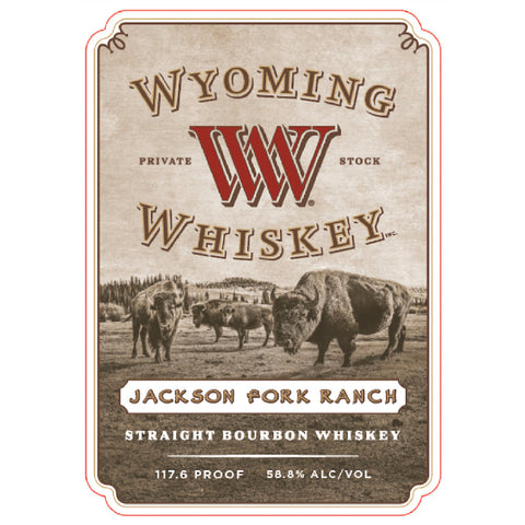 Wyoming Whiskey Jackson Fork Ranch Straight Bourbon