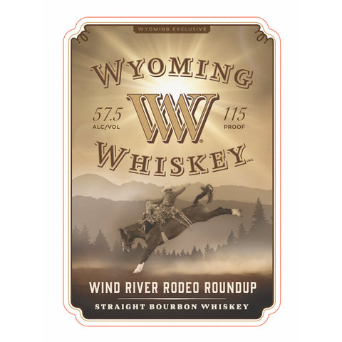 Wyoming Wind River Rodeo Roundup Straight Bourbon